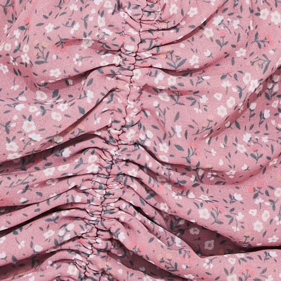 Goddiva Drawstring Maxi Dress - Picture 4 of 5